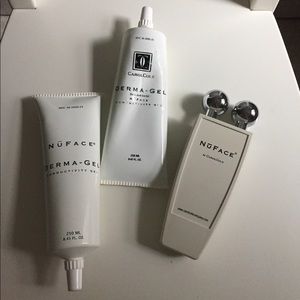 NuFace by CarolCole tightening treatment.